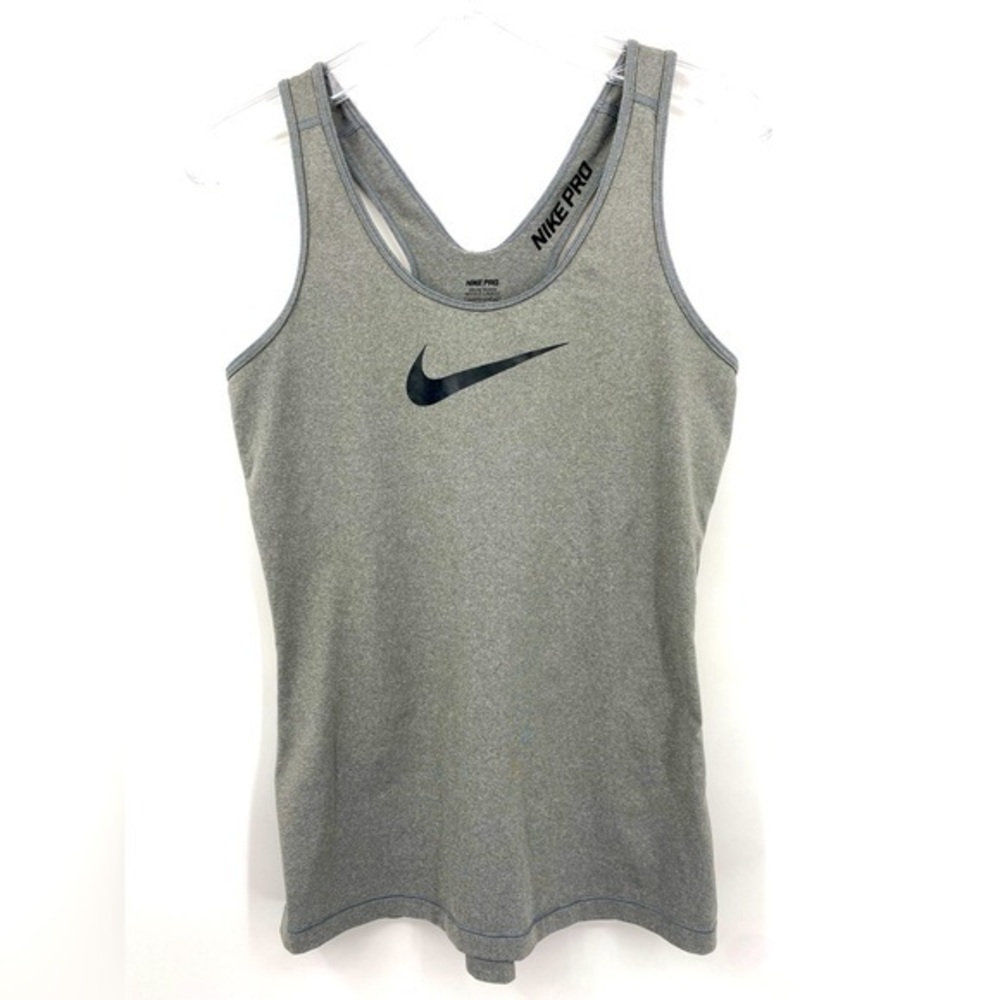 Nike pro tank top, racer back,‎ swoosh on front, sz M